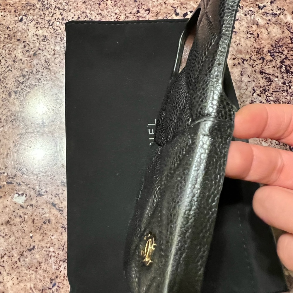 CHANEL Black Quilted Leather Phone Case - Picture 10 of 12